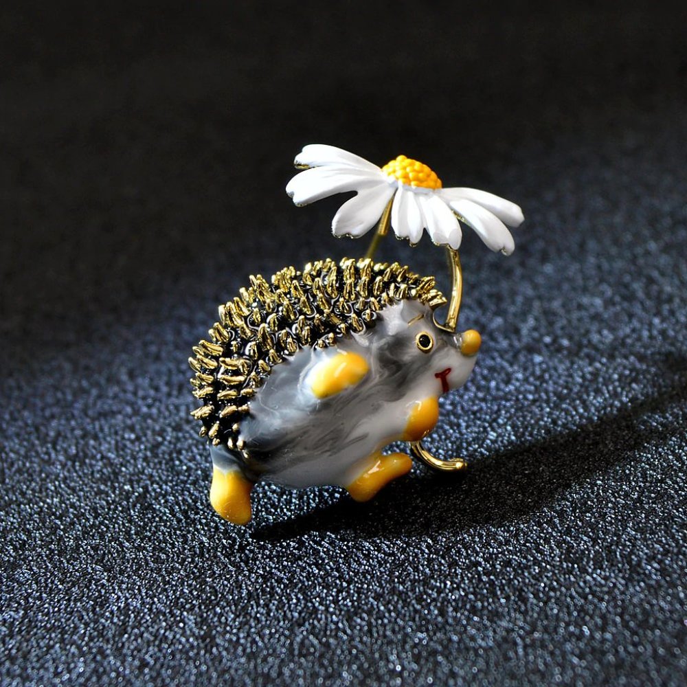 Cute Hedgehog Gift Brooch